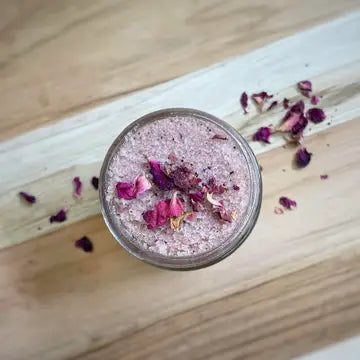 Hibiscus Rose Tart Salt Scrub 8oz