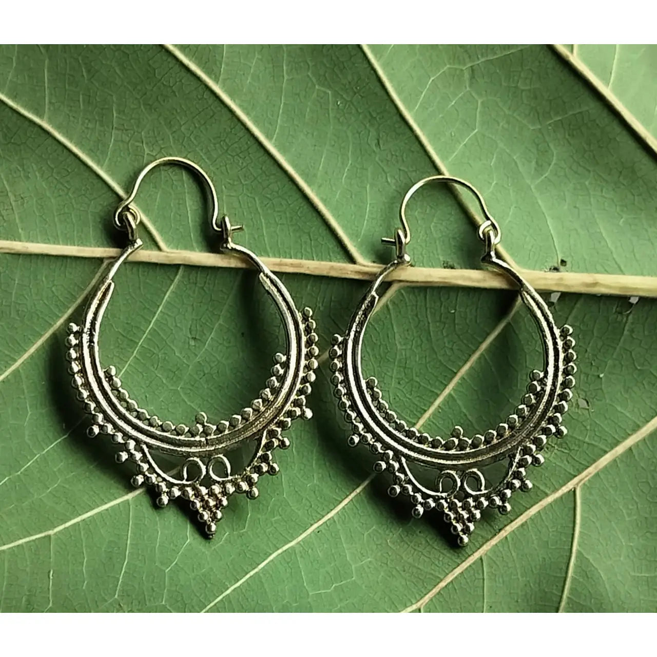 Classic Tribal Brass Hoop
