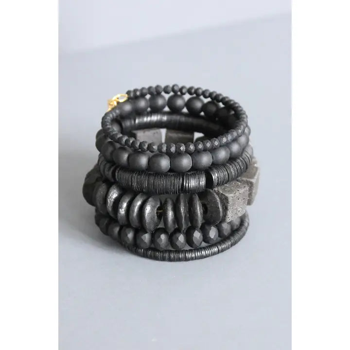 Black Wrap Bracelet