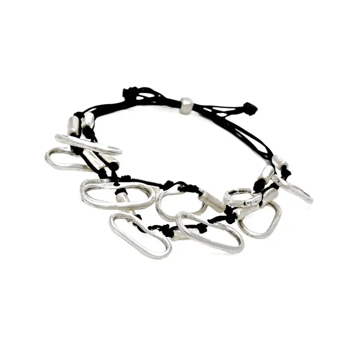 Handmade Pewter Chain Link Bracelet