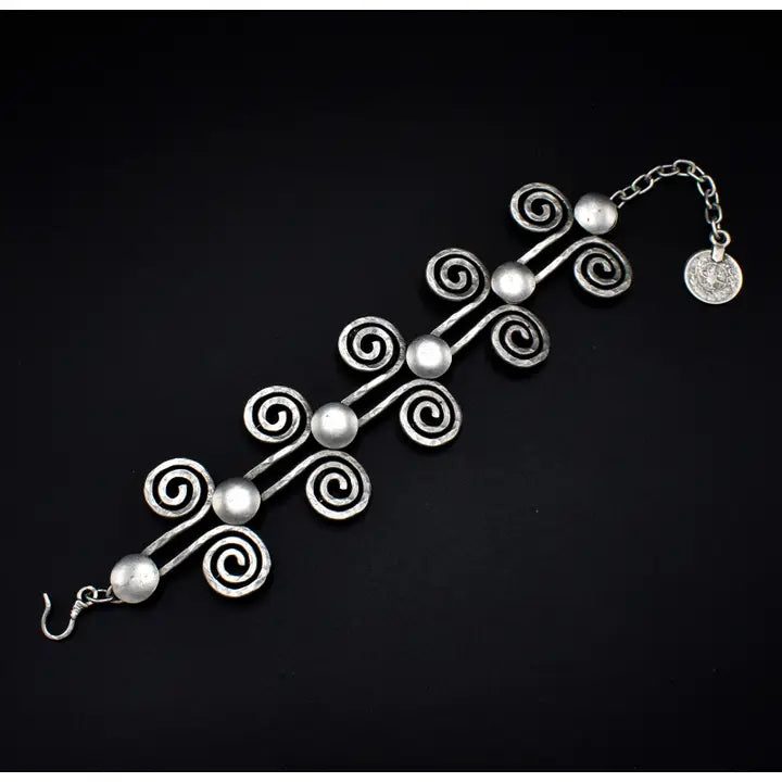 Handmade Dignity Pewter Bracelet