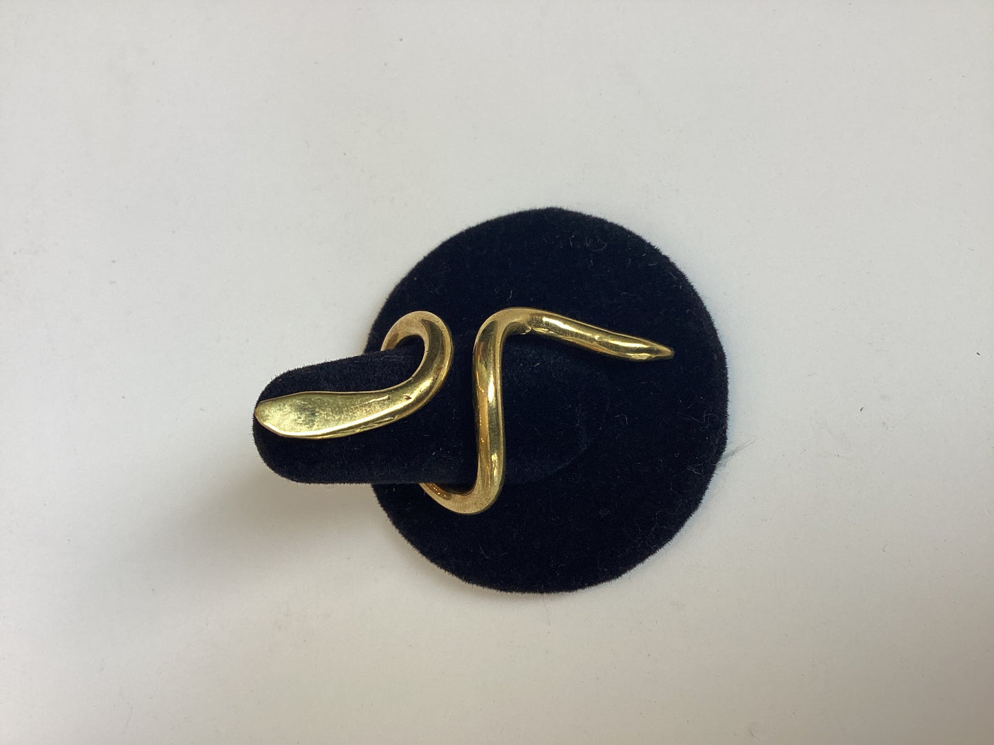 Coiled Brass Snake Ring