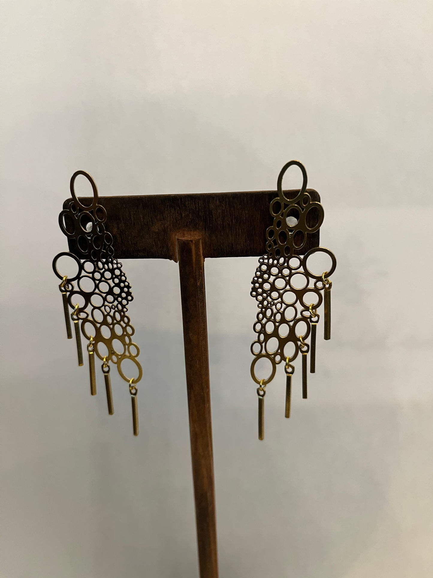Circle Stud Brass Earring