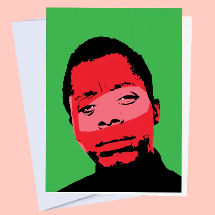 James Baldwin Black Icon Card