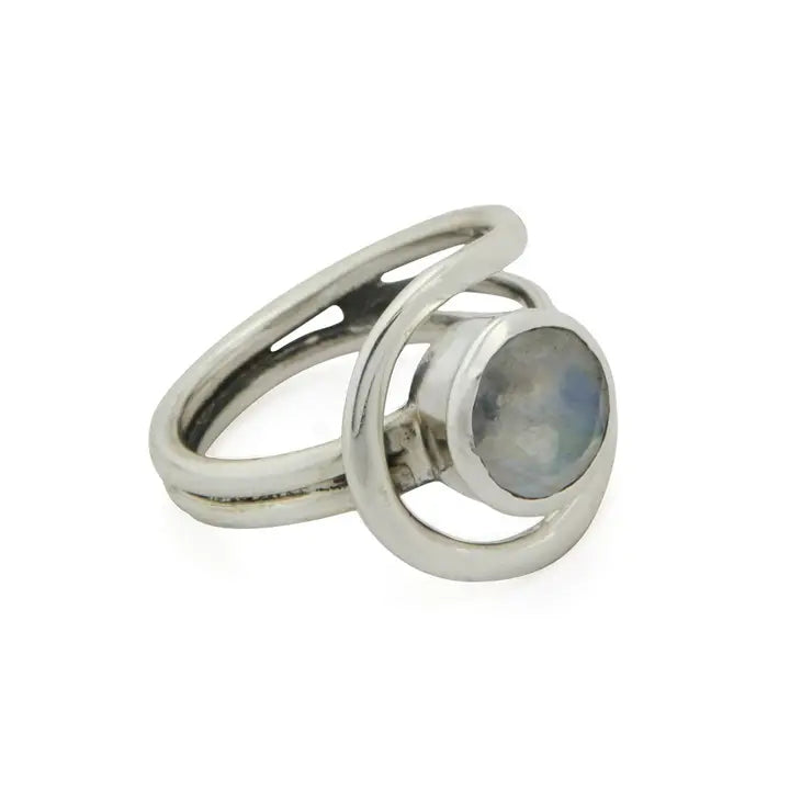 Sterling Silver Moonstone Ring