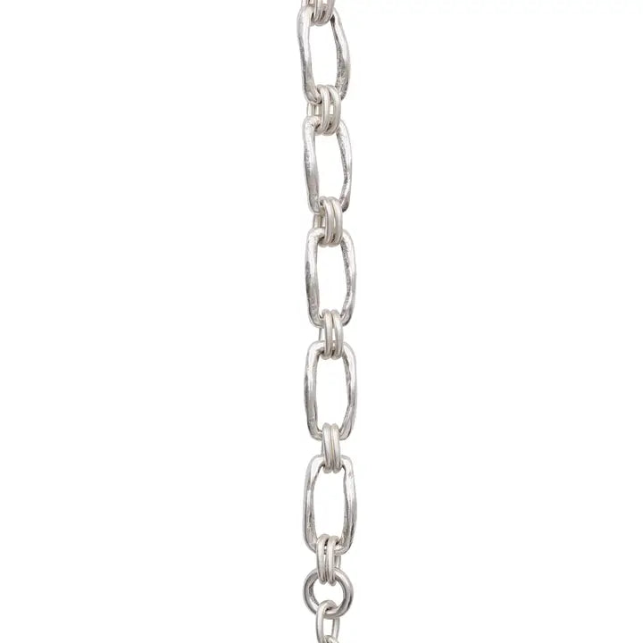 Handmade Single Link Pewter Bracelet