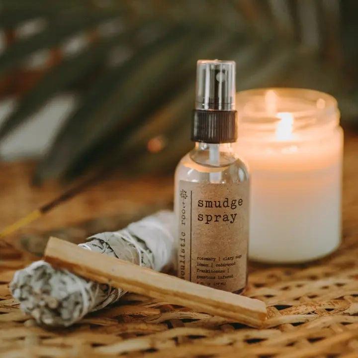Smudge Spray w/ Amethyst Crystals