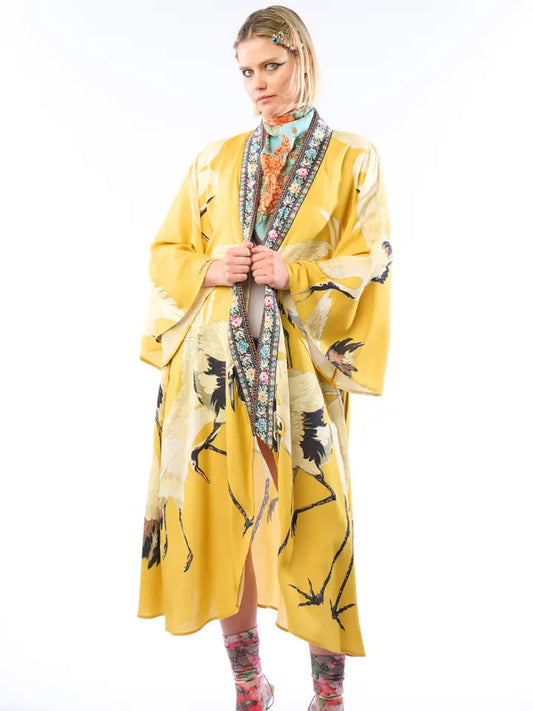 Story of the Crane Kimono