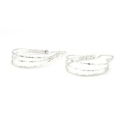 Textured Lines Hoops