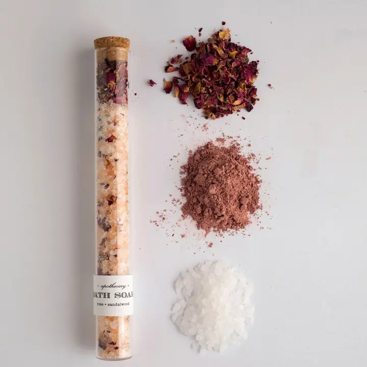 Rose Sandalwood Bath Soak Tube