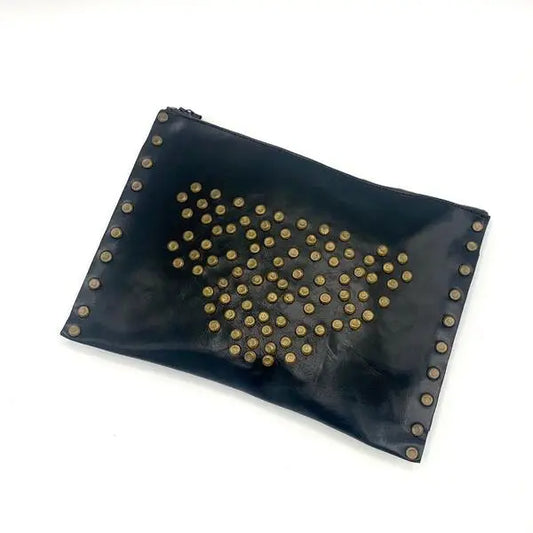Oversized Studded Clutch