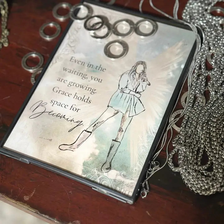 Vision and Peace Silver Necklace