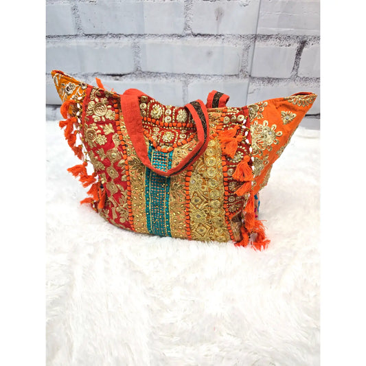Hand Made Embroidery Tote Bag