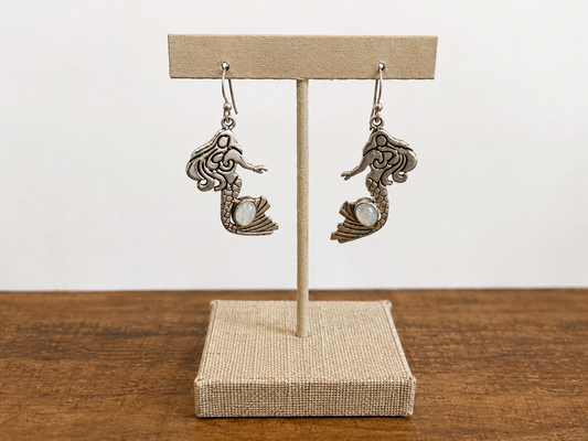 Silver Mermaid Earrings