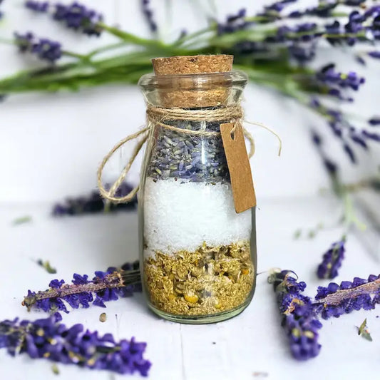 Lavender & Chamomile Bath Salt - Handcrafted