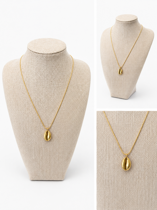 Golden Coast Cowrie Necklace