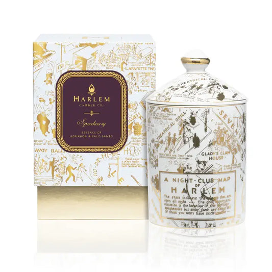 Speakeasy Harlem Map Candle
