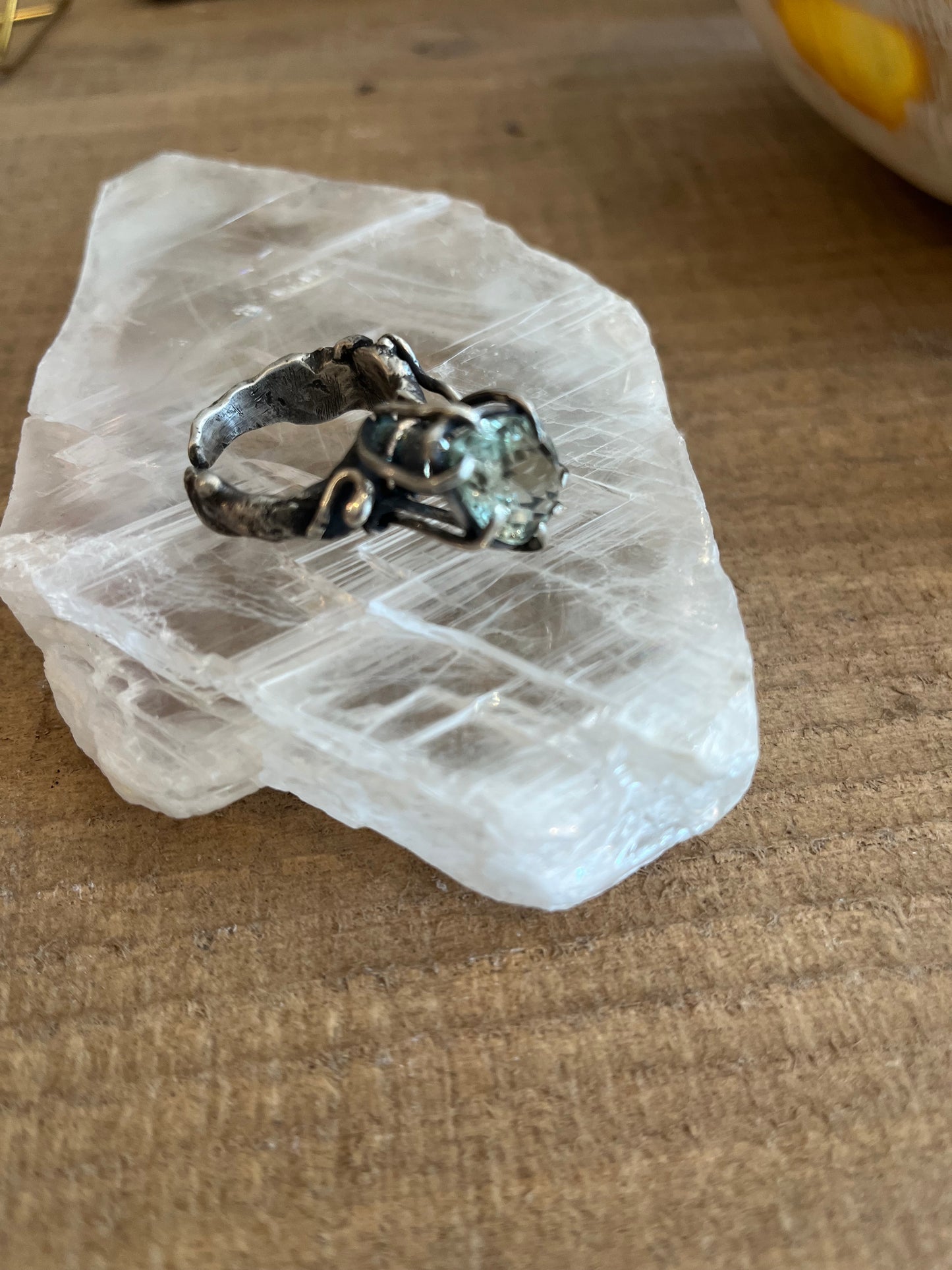 Isis  Prasiolite Ring