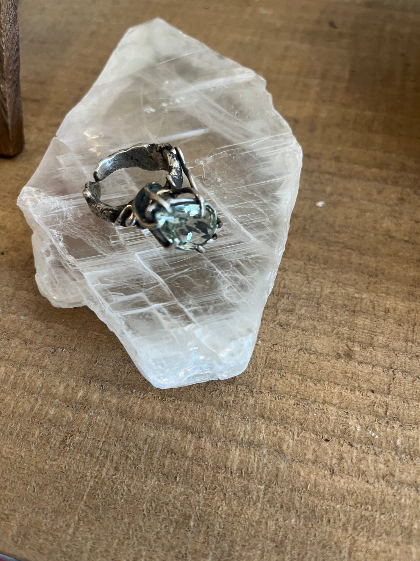 Isis  Prasiolite Ring
