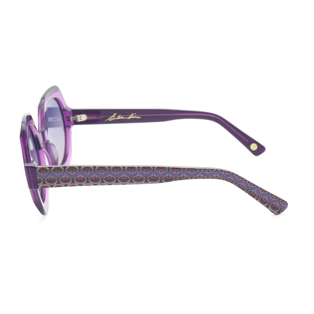 Sims Hexagon purple Vontelle Sunglasses