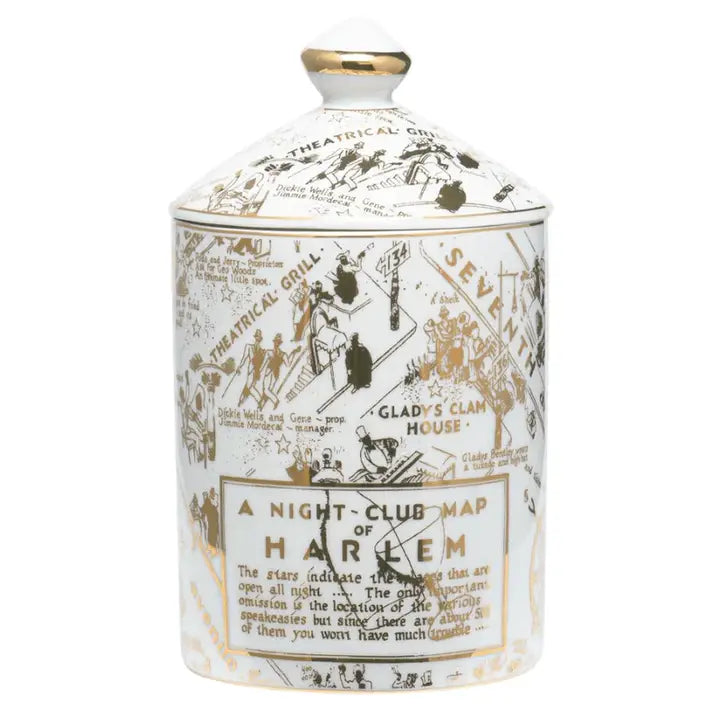 Speakeasy Harlem Map Candle