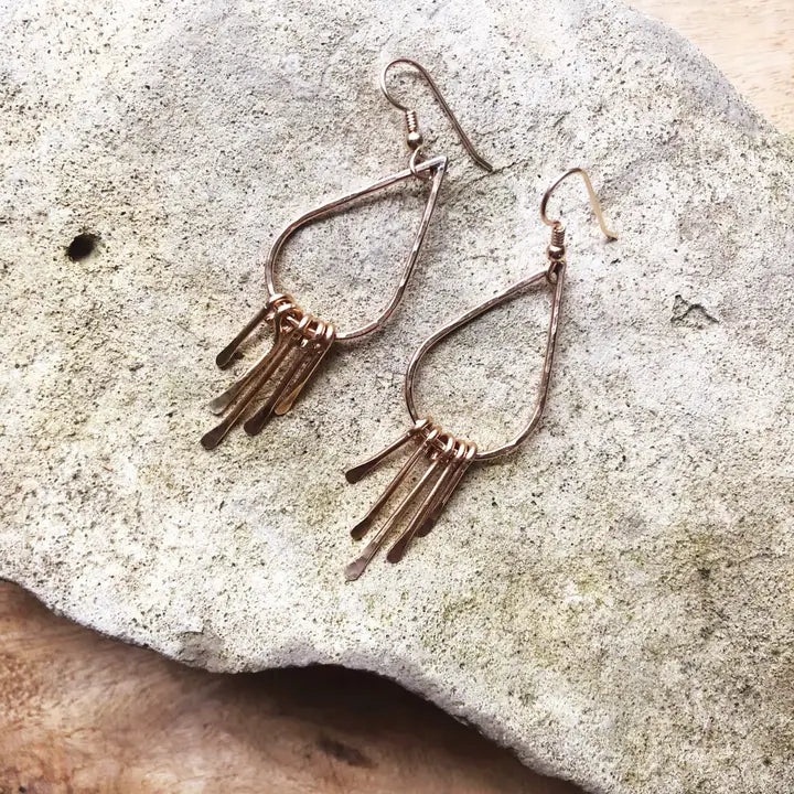 Gold Raindrop Earrings