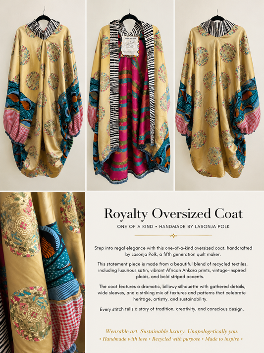 Royalty Oversized Coat by Lasonja Polk