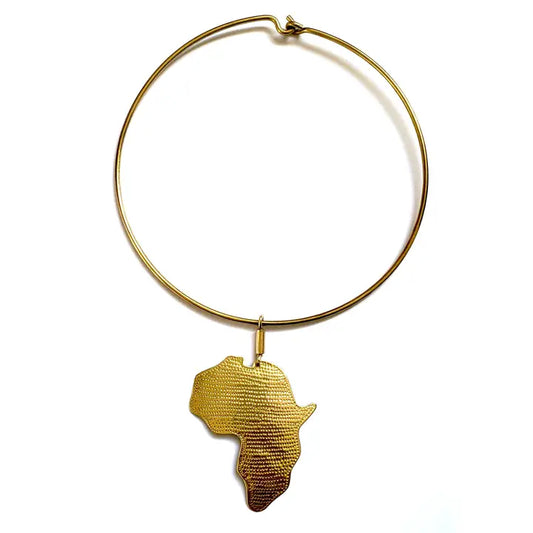 Maridari African Map Choker
