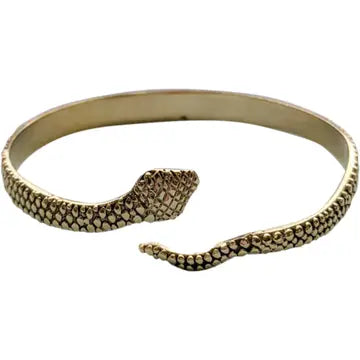 Cobra Brass Snake Bracelet