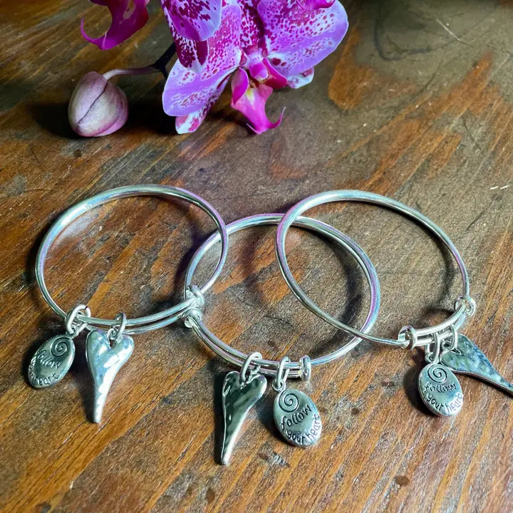 Follow Your Heart Charm Bracelet