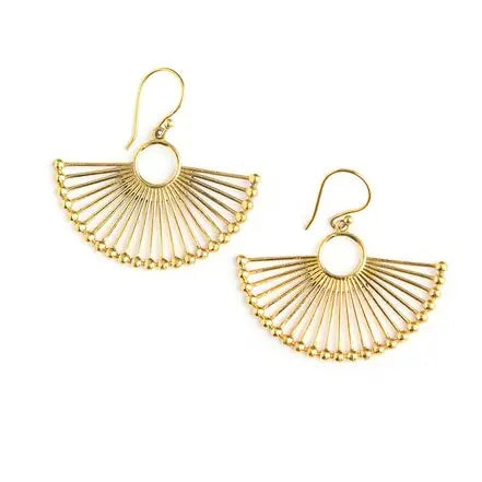 Palm Leaf Earrings