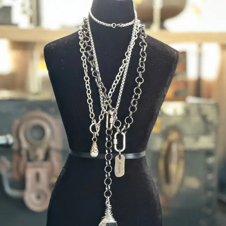 Bozeman Collection Silver Moon Necklace