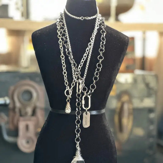 Bozeman Collection Silver Moon Necklace