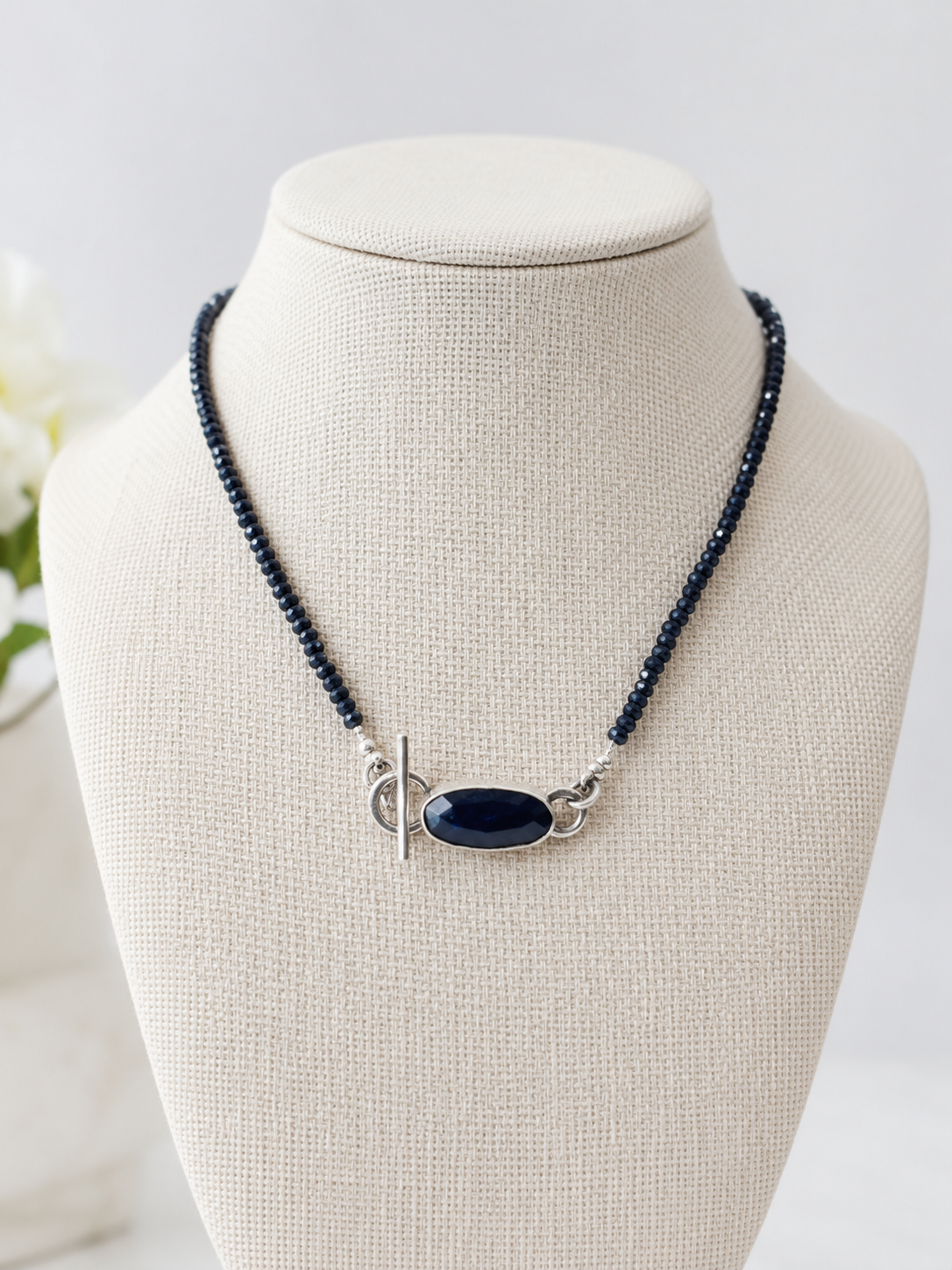 Sapphire Stone Necklace