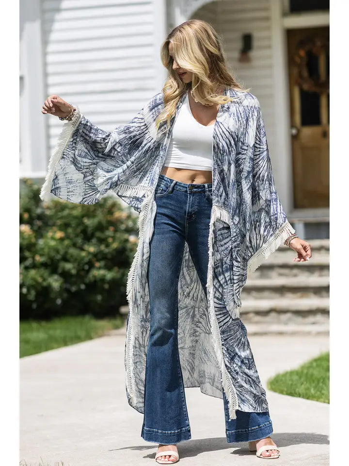 Indigo Hand Kimono