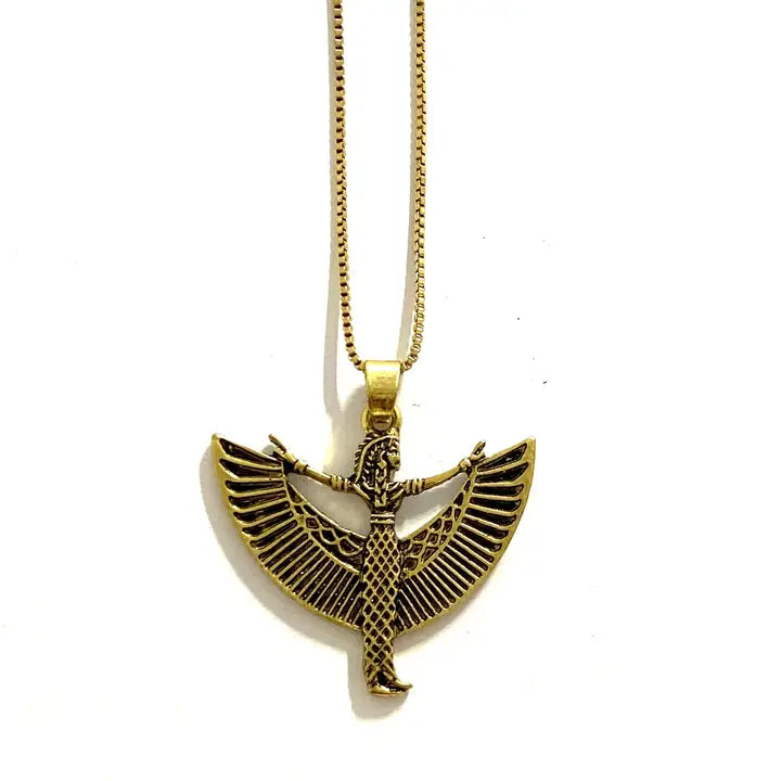 Standing Egyptian Goddess Necklace