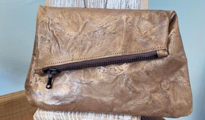 Slanted Fold Down Clutch - Rebel Designs