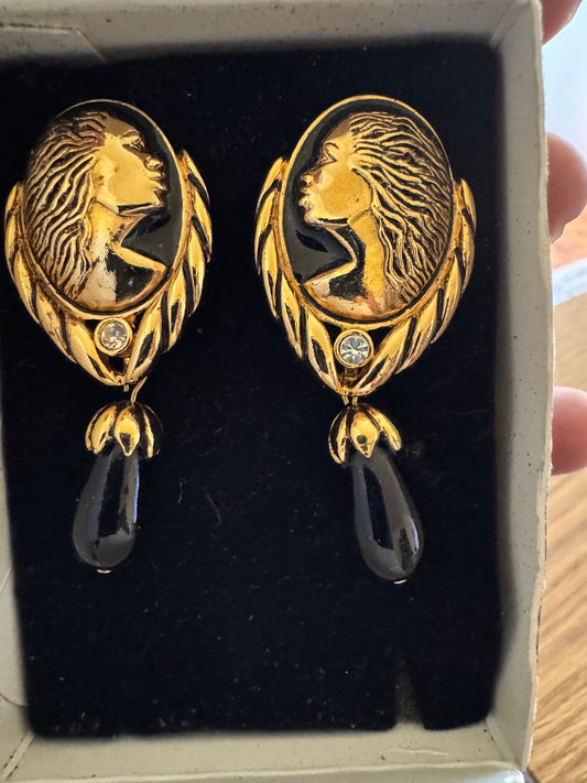 *ORIGINAL PACKAGING* Coreen Simpson Clip Dangle Earrings