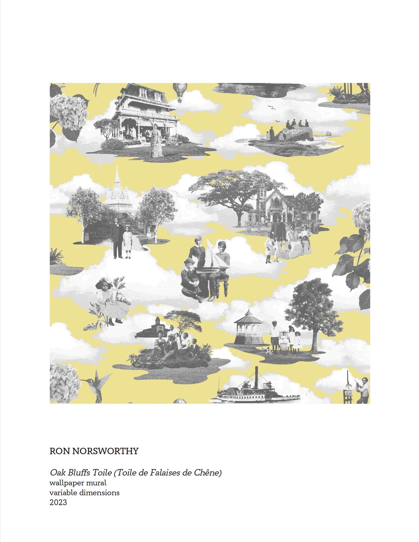 Special Edition Jubilee Wall Mural - Oak Bluffs Toile - Waiting List