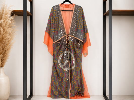 Coral Mirage Craftan