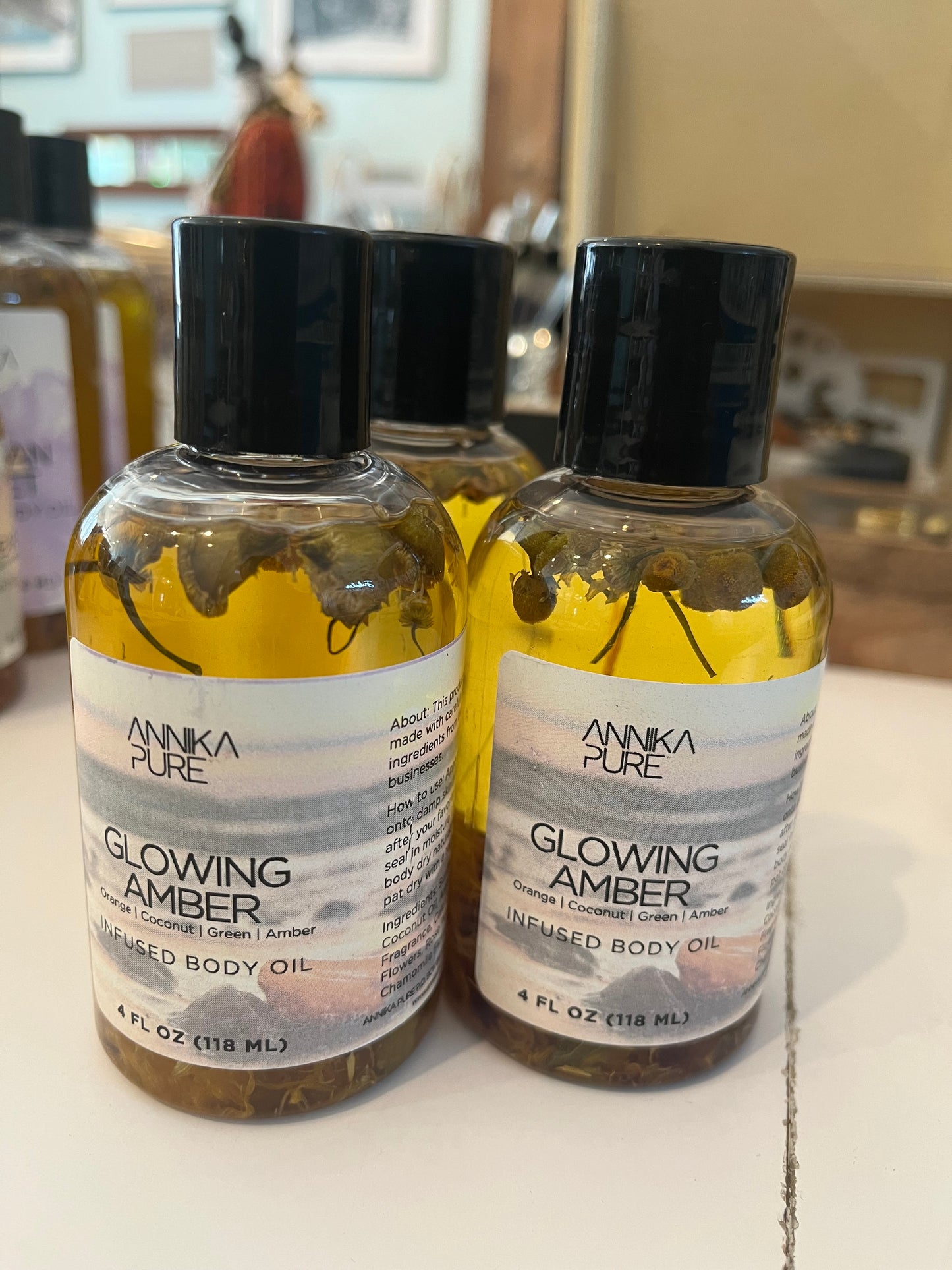 Glowing Amber Infused Body OIL-Annika