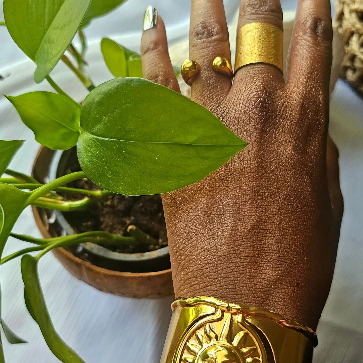 Radiant Sun Bohemian Statement Cuff