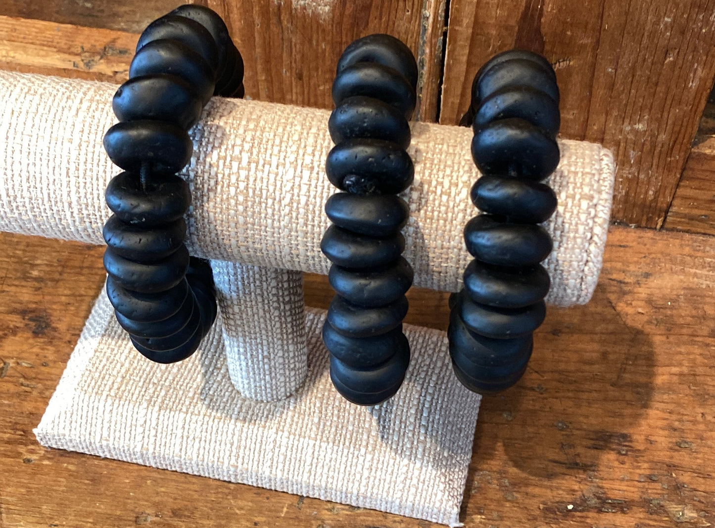 Chunky Statement Tribal Glass Bracelet