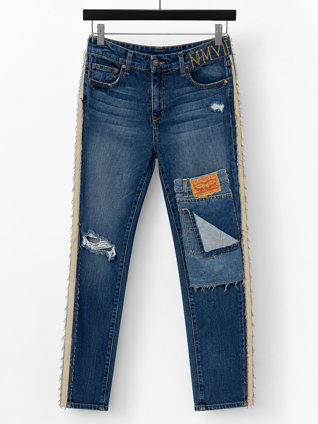 Khaki Denin Boyfriend VIP Jean