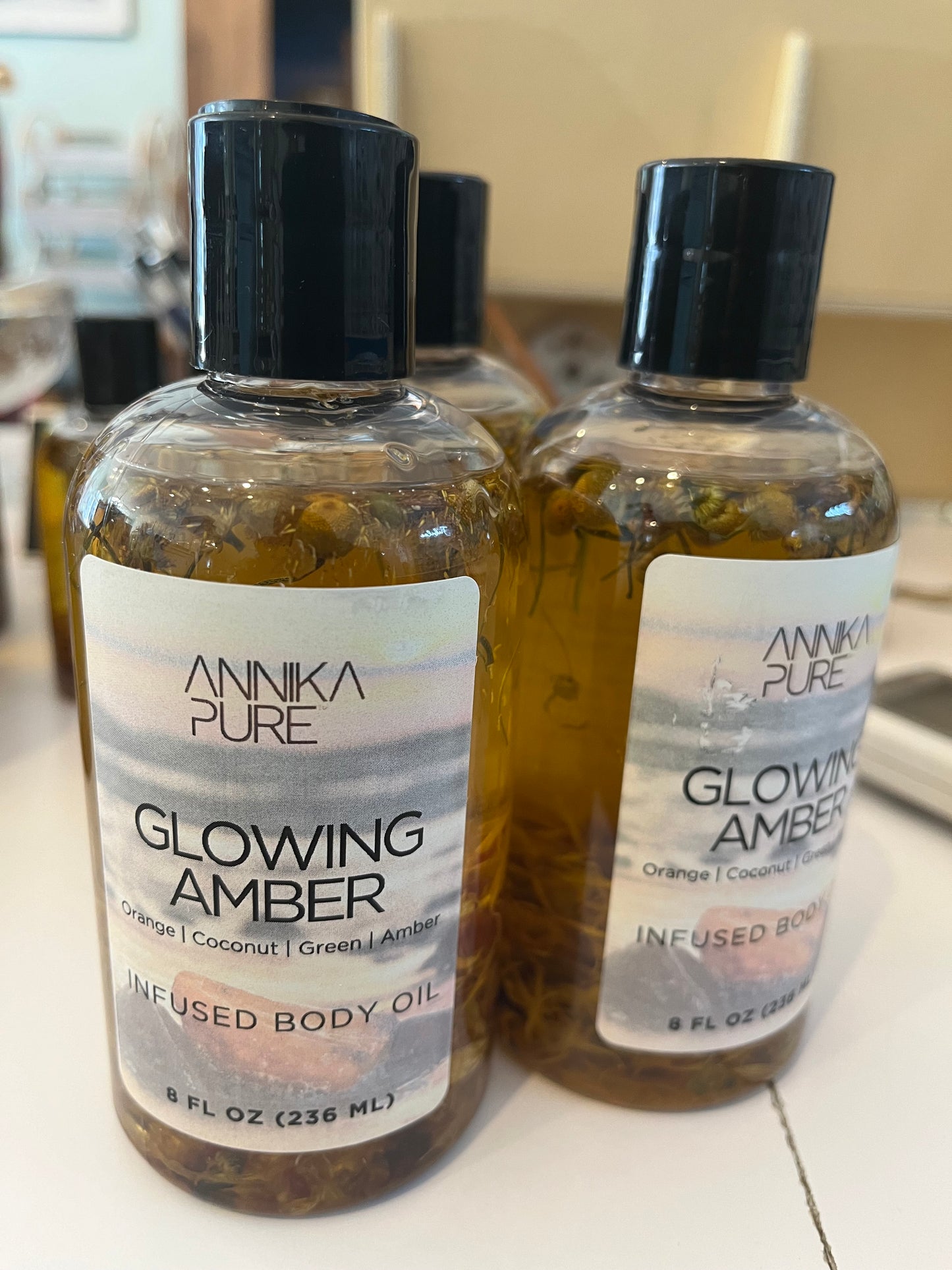 Glowing Amber Infused Body OIL-Annika