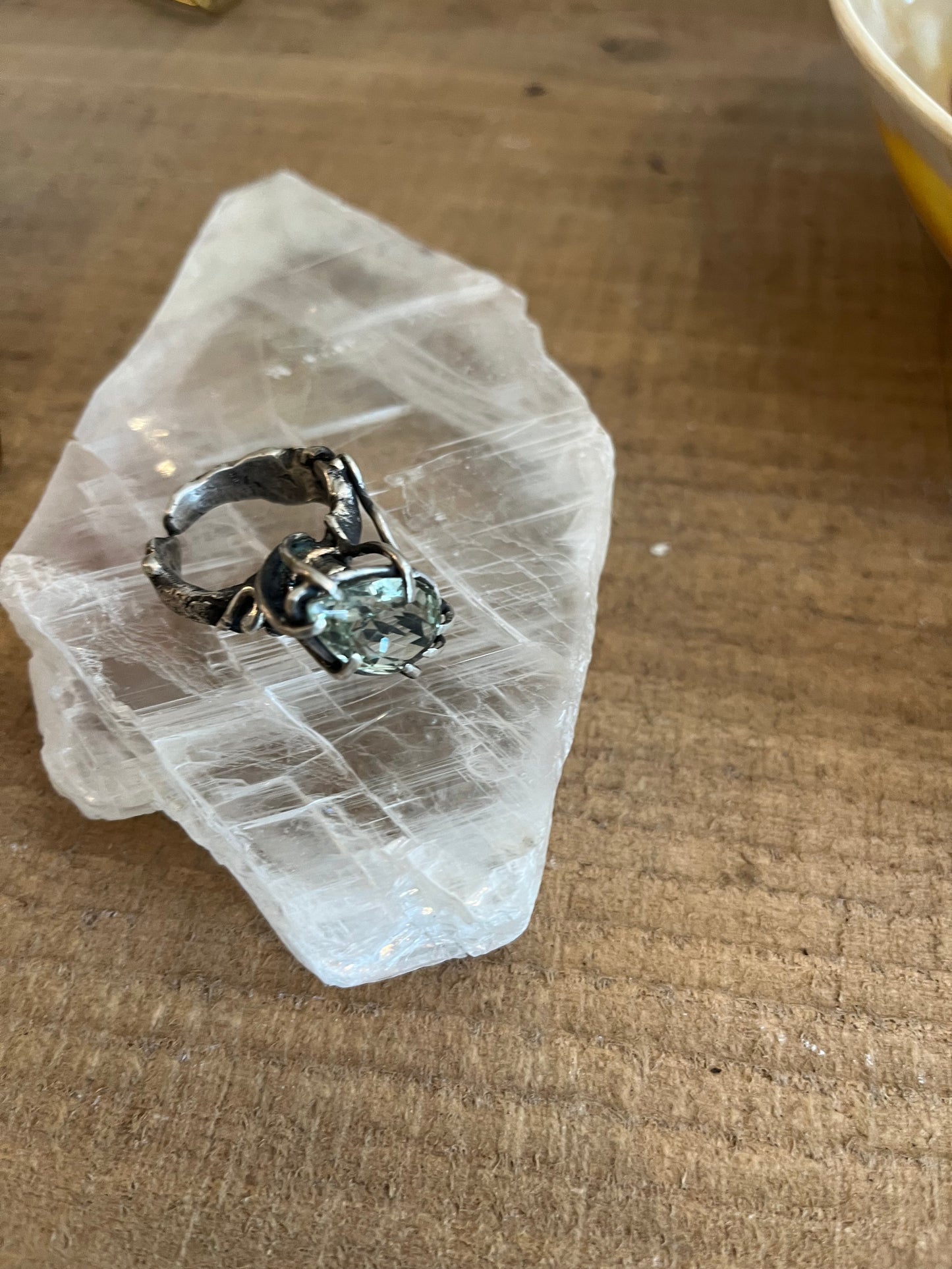 Isis  Prasiolite Ring
