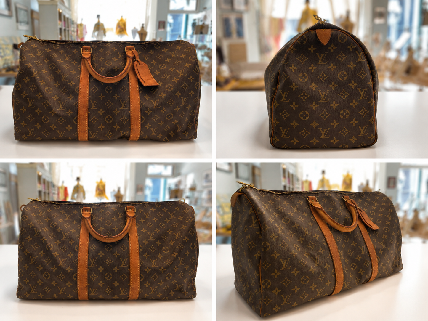 Louis Vuitton Monogram Keepall 50 Vintage