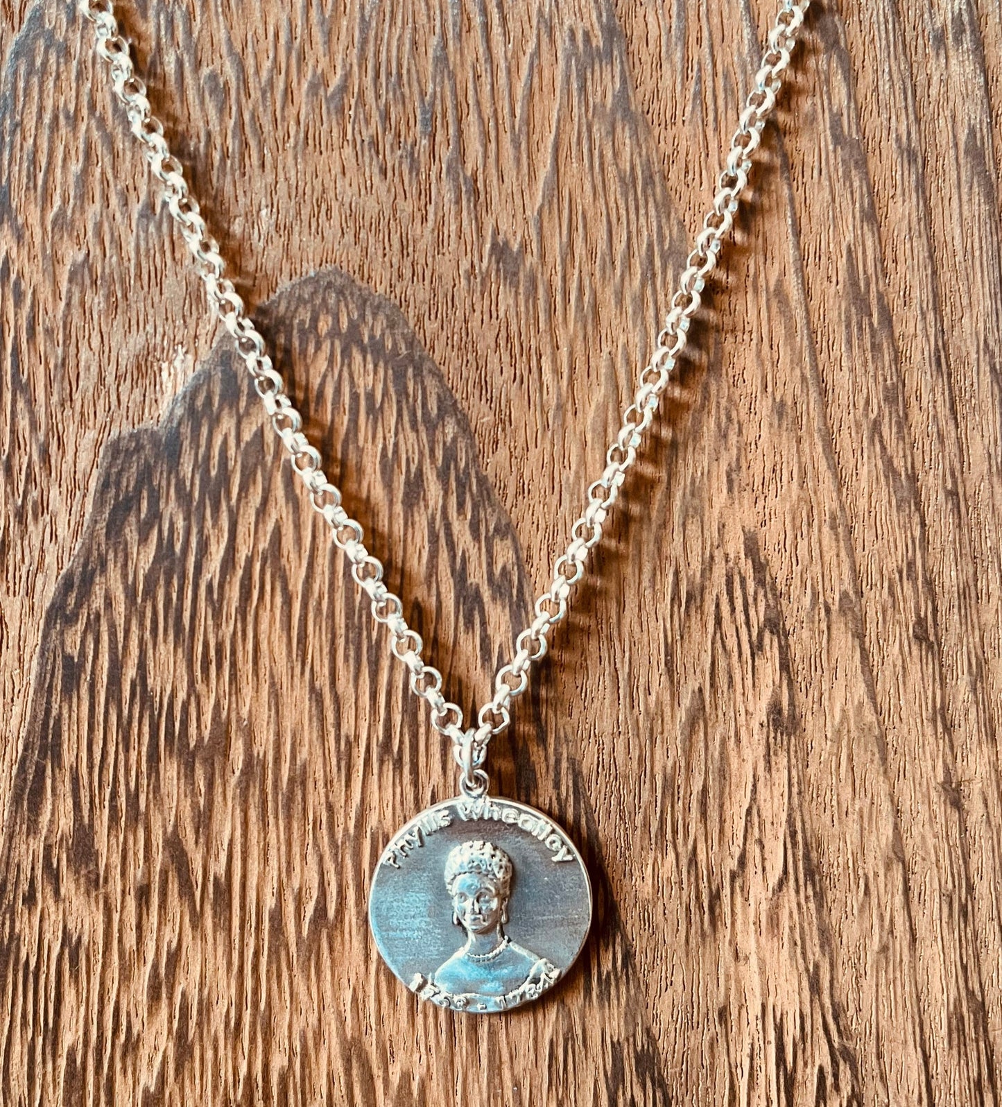 Phillis Wheatley Sterling Silver Necklace