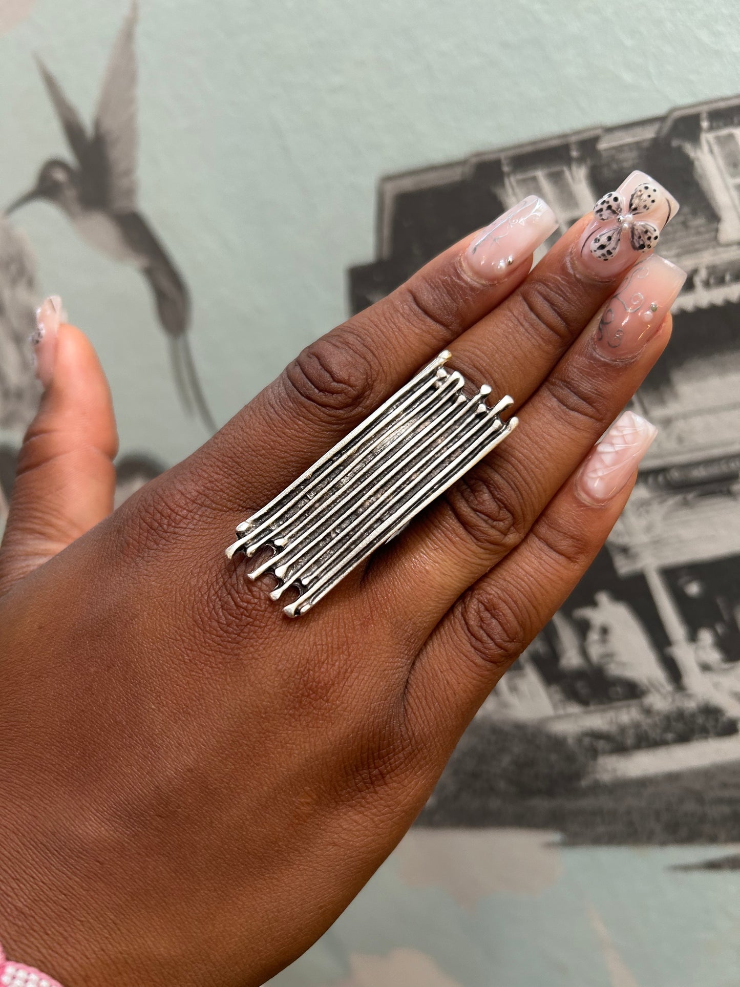 Antique Silver Bohemian Ring
