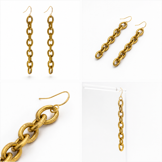 Chain Link Drop Earring